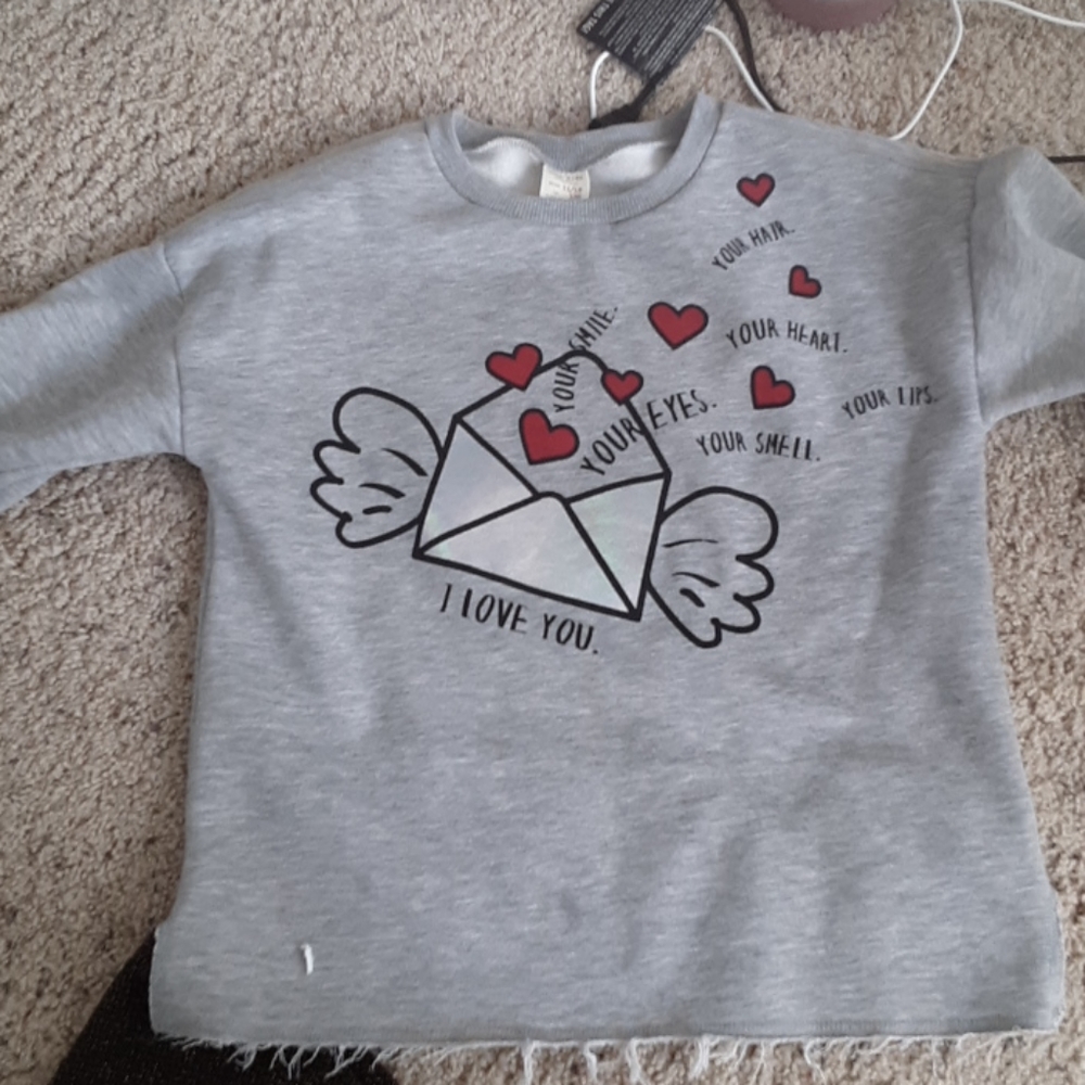Long sleeves Valentine's Day sweater